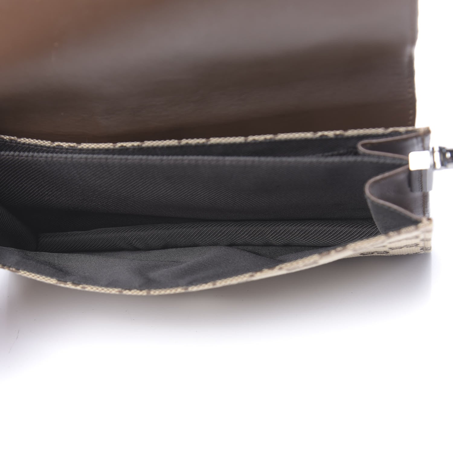 Gucci Monogram Flap Bag Brown 5 of 14