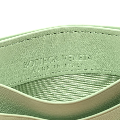 Bottega Veneta Nappa Intrecciato Card Holder Fresh Mint 6 of 8