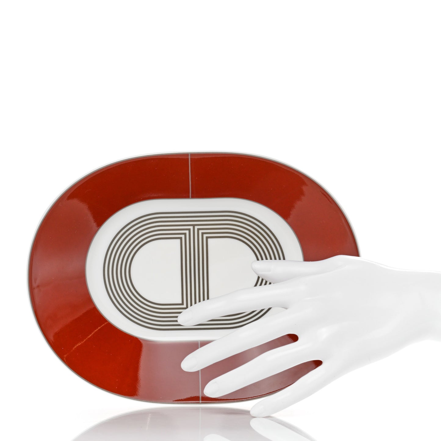 Porcelain Rallye 24 Mini Oval Plate