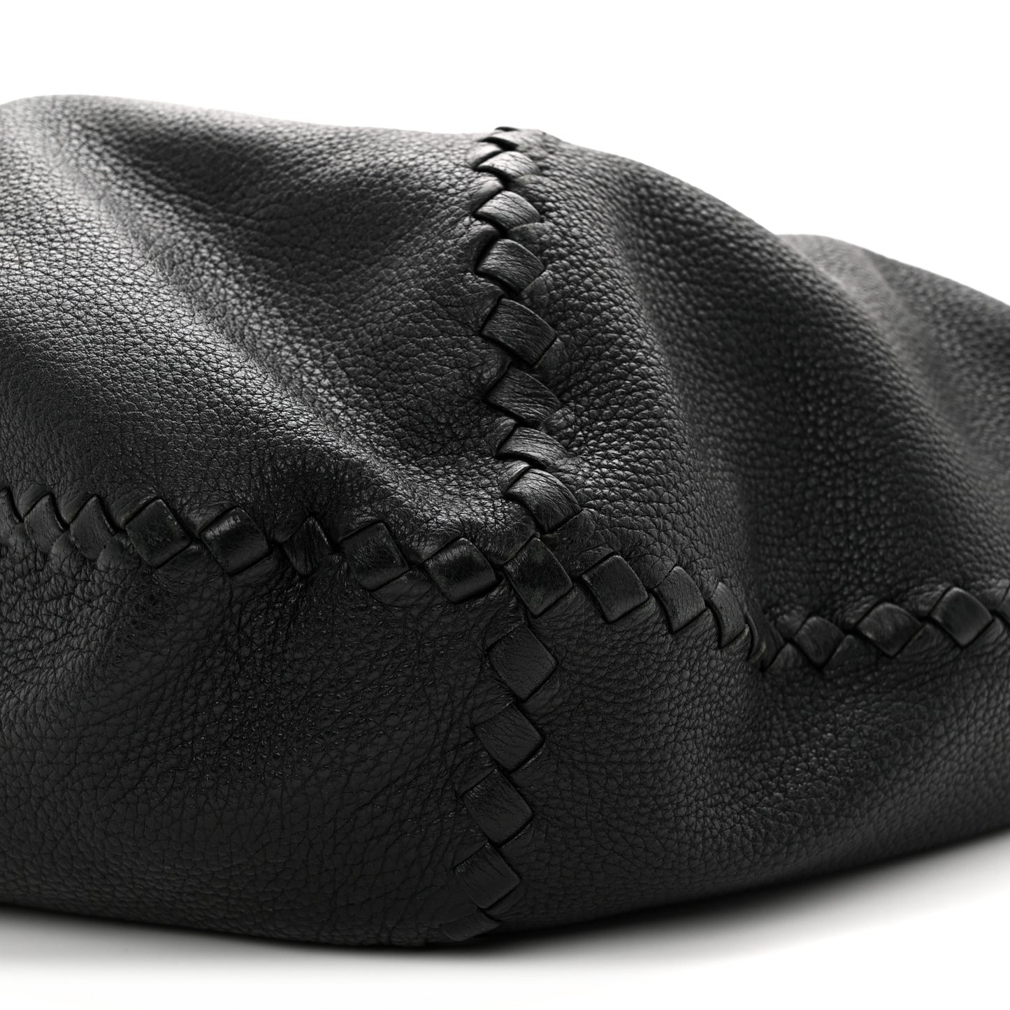 Cervo Deerskin Large Hobo Black