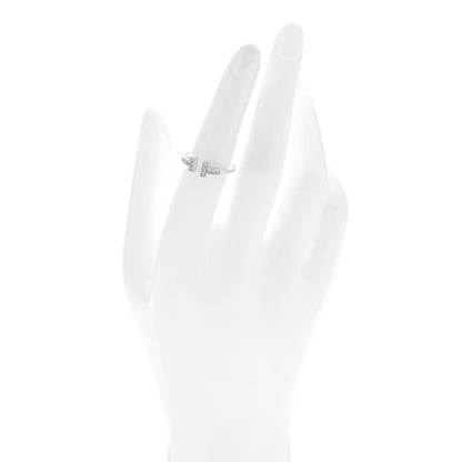 Tiffany 18K White Gold Diamond T Wire Ring 51 5.75 2 of 4
