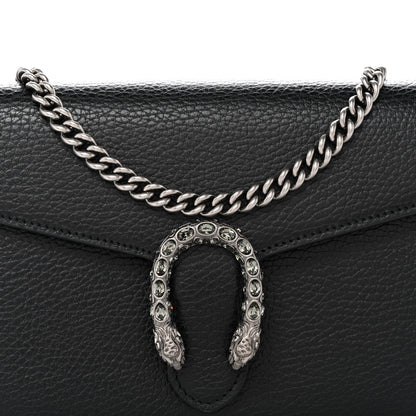 Gucci Calfskin Mini Dionysus Chain Wallet Black 8 of 11
