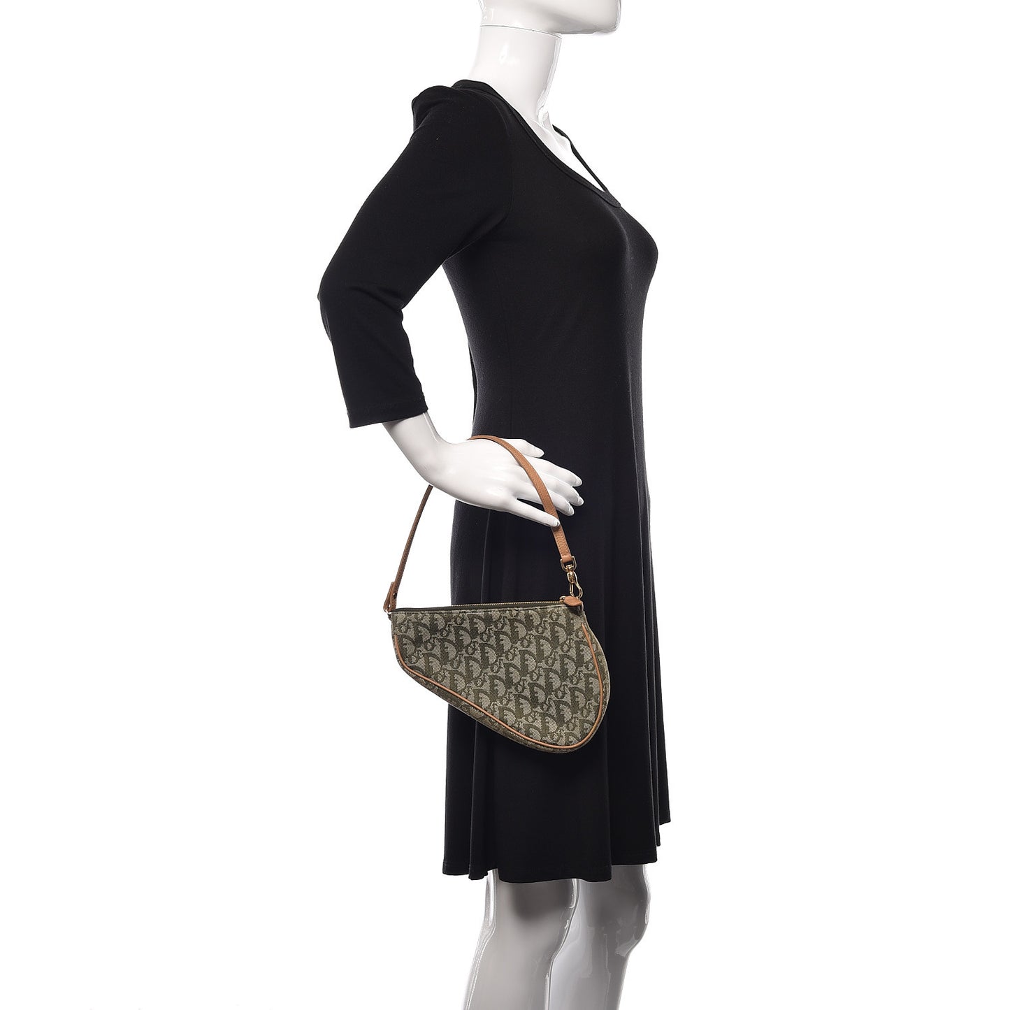 Monogram Mini Saddle Pochette Green