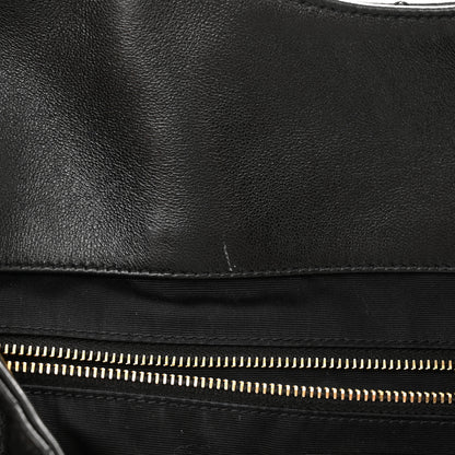 Saint Laurent Lambskin Quilted Maxi Icare Shopping Tote Black 11 of 11