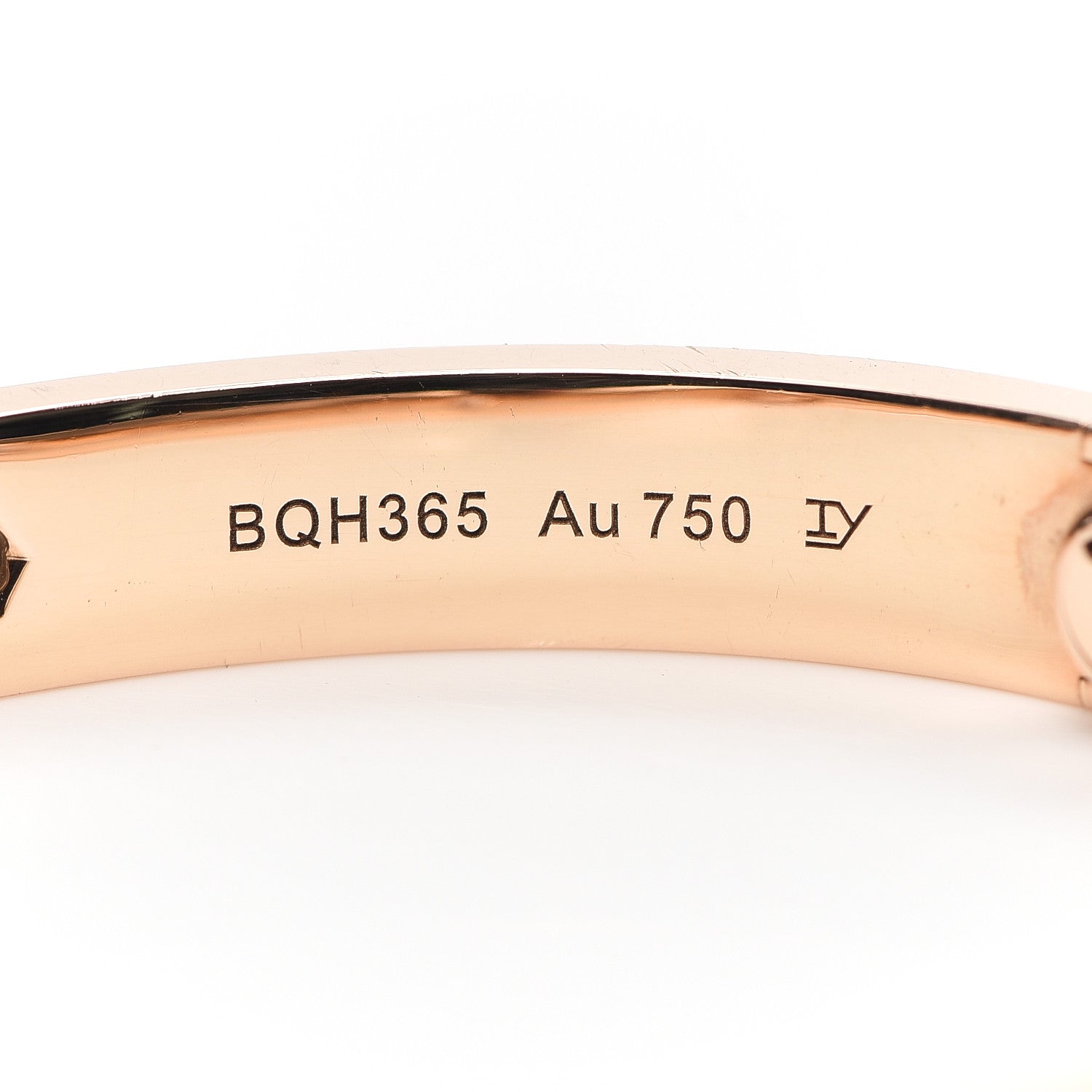 Cartier 18K Pink Gold 4 Diamond LOVE Bracelet 16 5 of 7