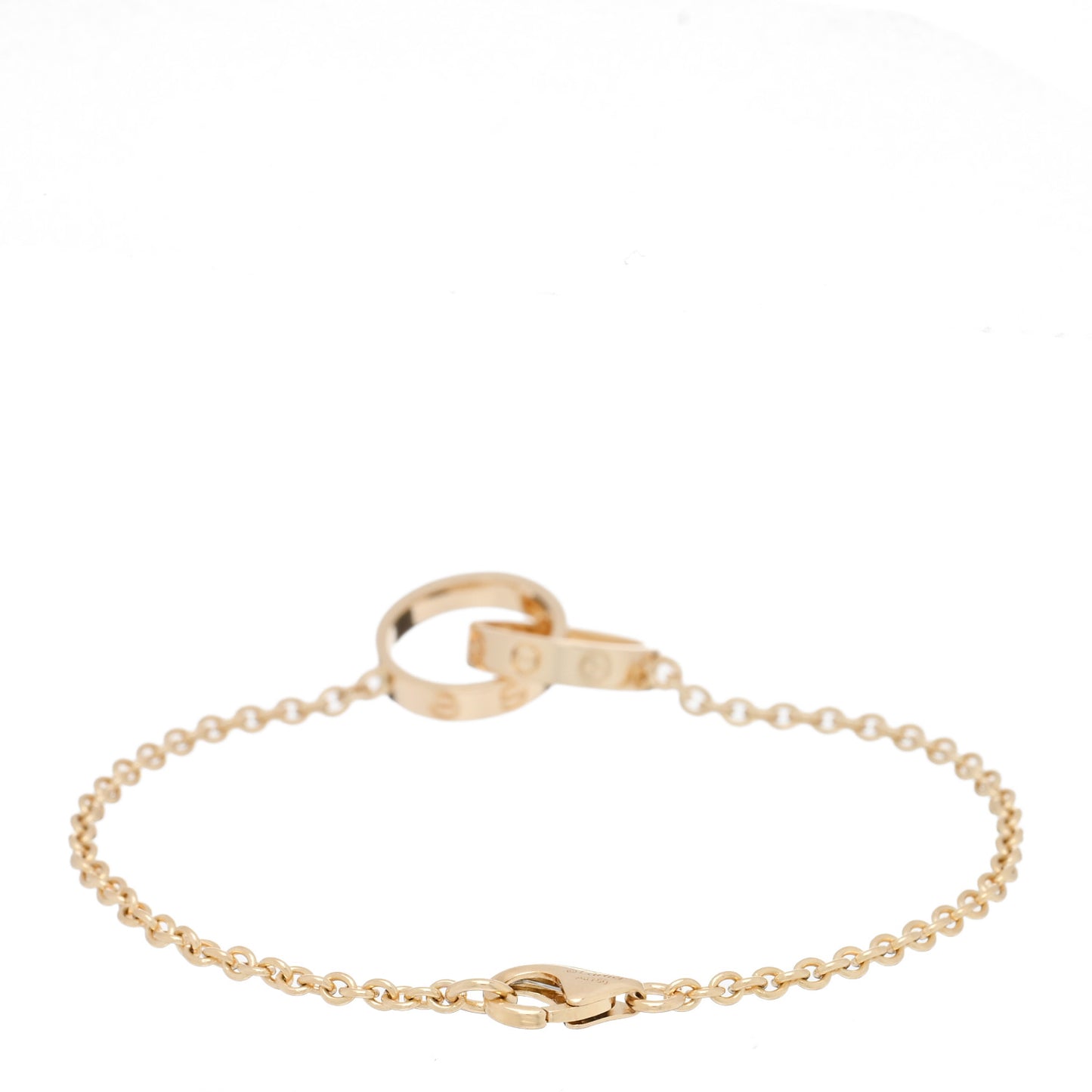 18K Yellow Gold Interlocking LOVE Bracelet