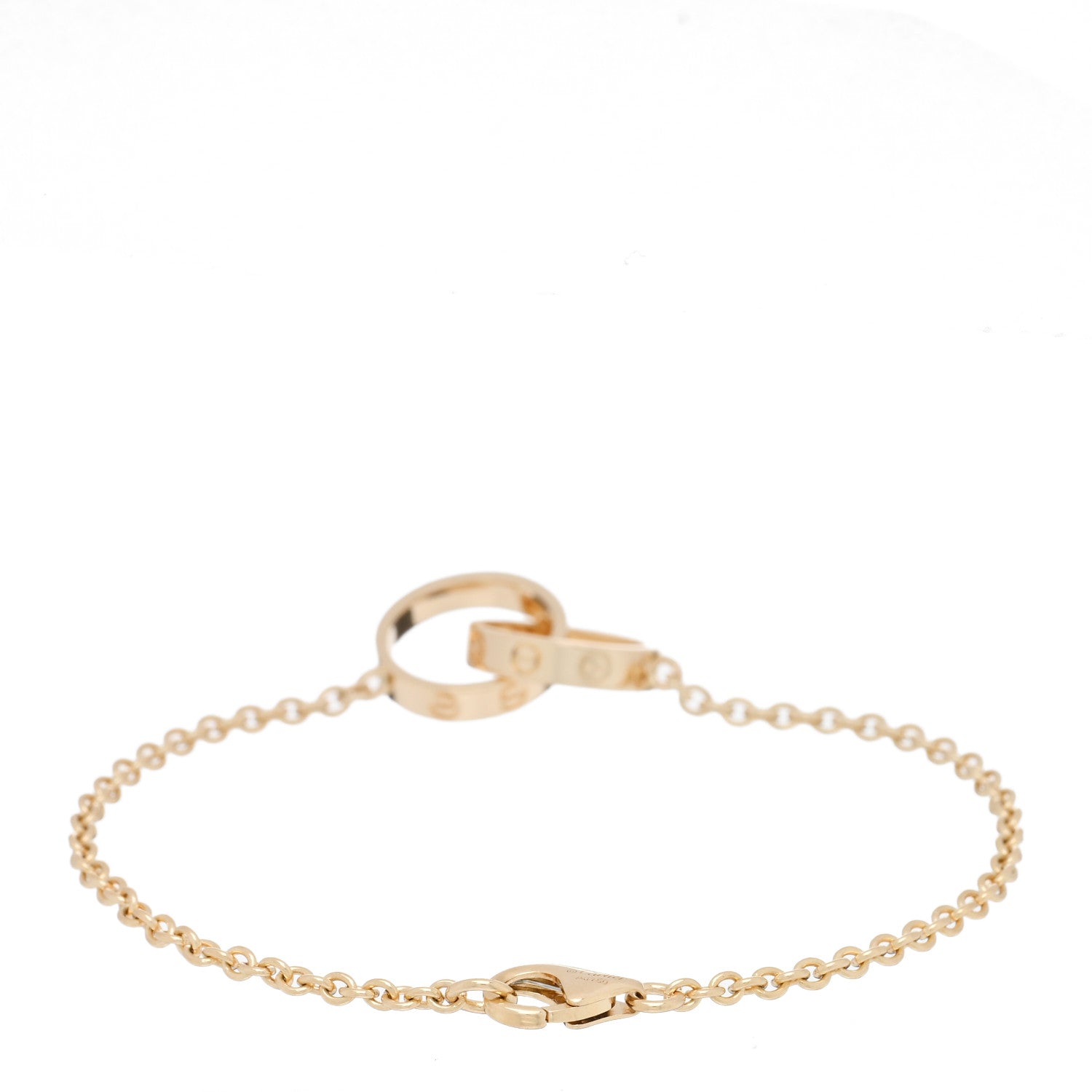 Cartier 18K Yellow Gold Interlocking LOVE Bracelet 2 of 4