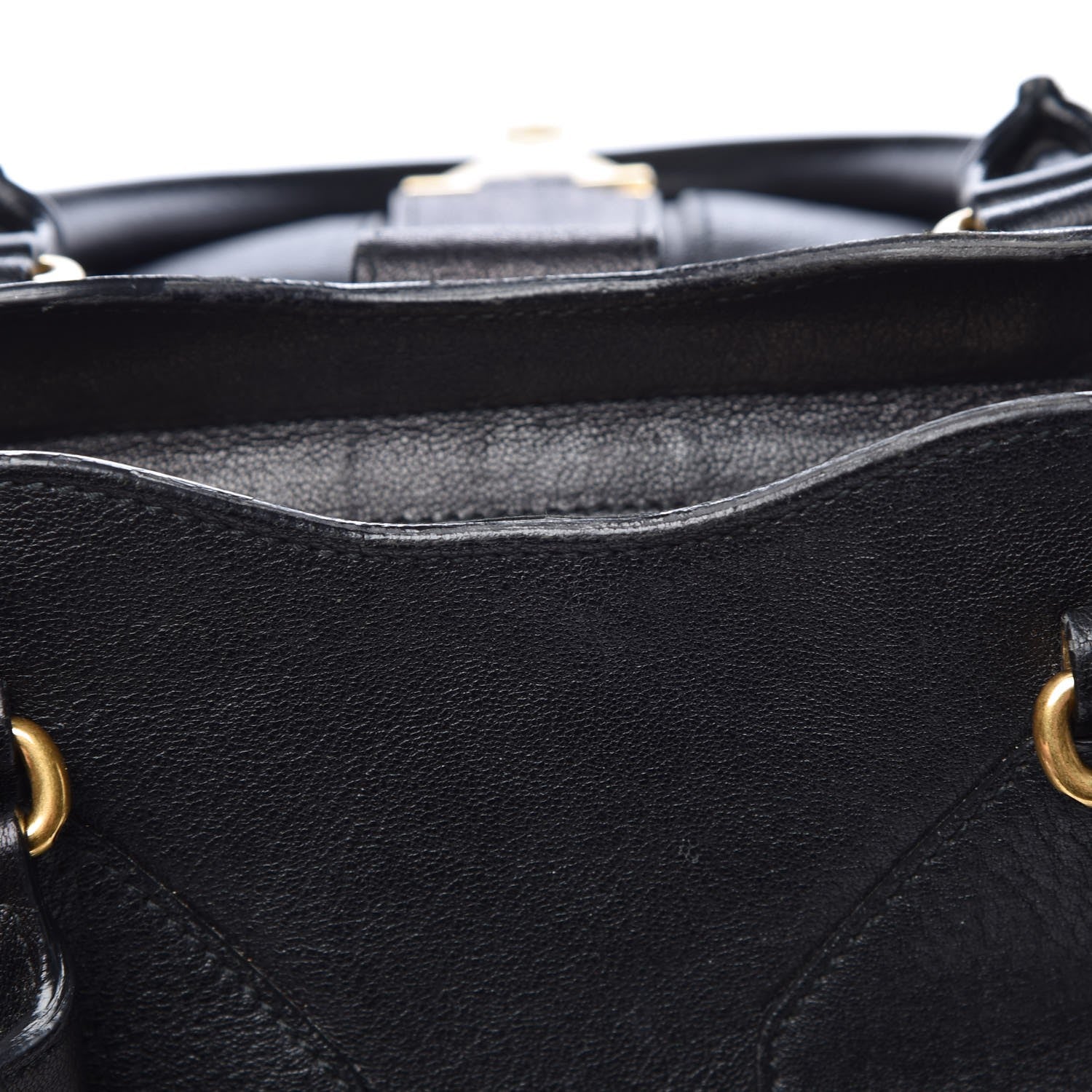 Saint Laurent Sheepskin Large Cabas ChYc Black 14 of 24
