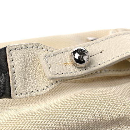 Chanel Coated Canvas Paris Biarritz Hobo Silver 18 of 18