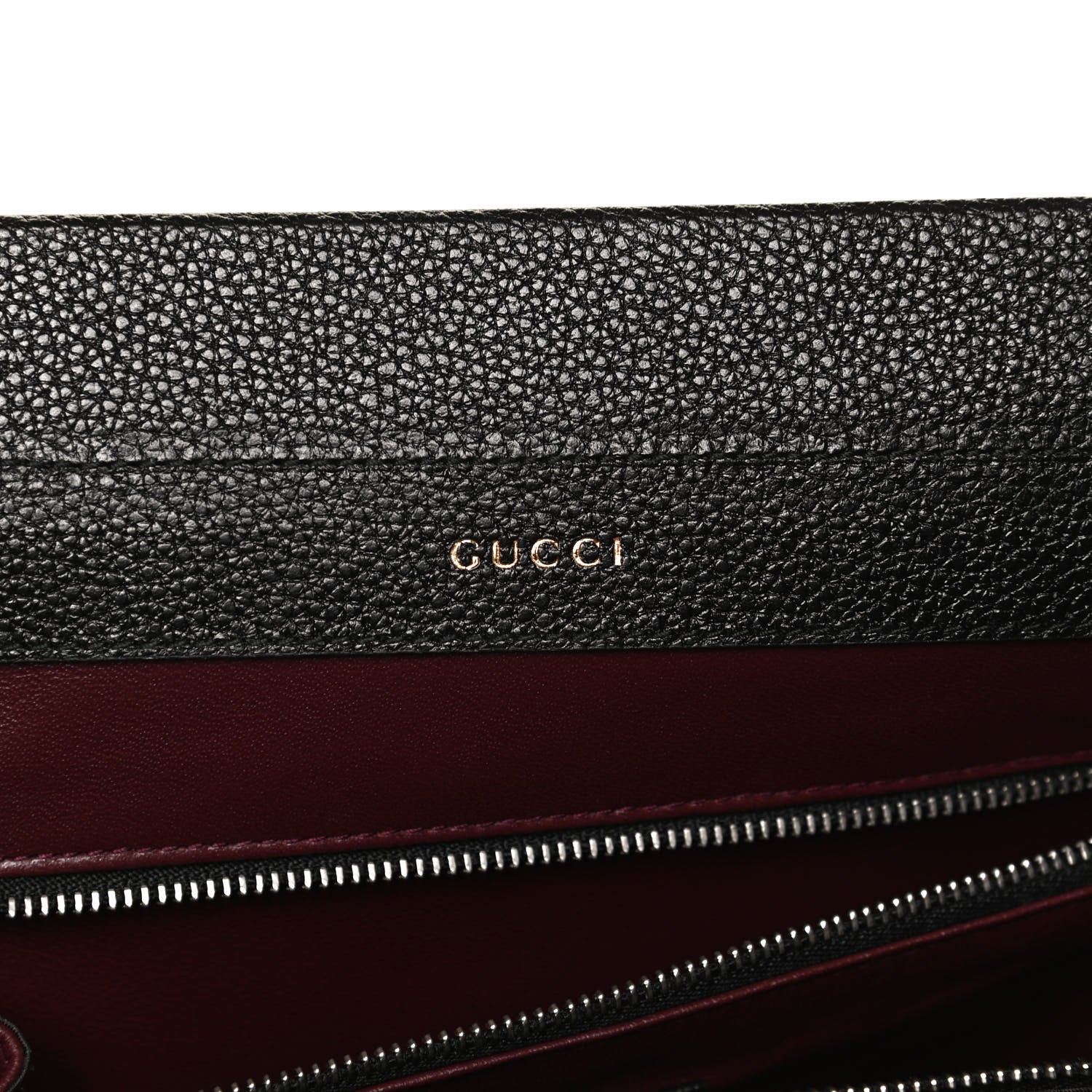 Gucci Grainy Calfskin Small Zumi Top Handle Bag Black 8 of 14