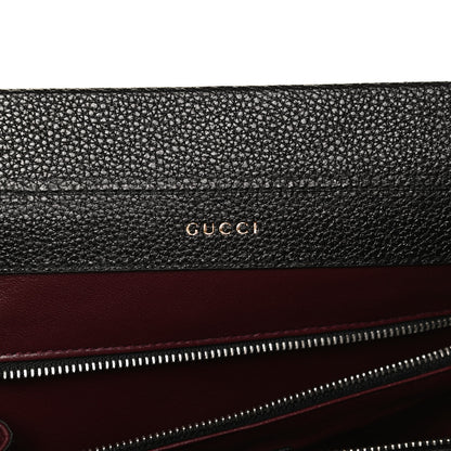 Gucci Grainy Calfskin Small Zumi Top Handle Bag Black 8 of 14