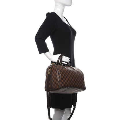 Louis Vuitton Damier Ebene Speedy Bandouliere 30 3 of 12