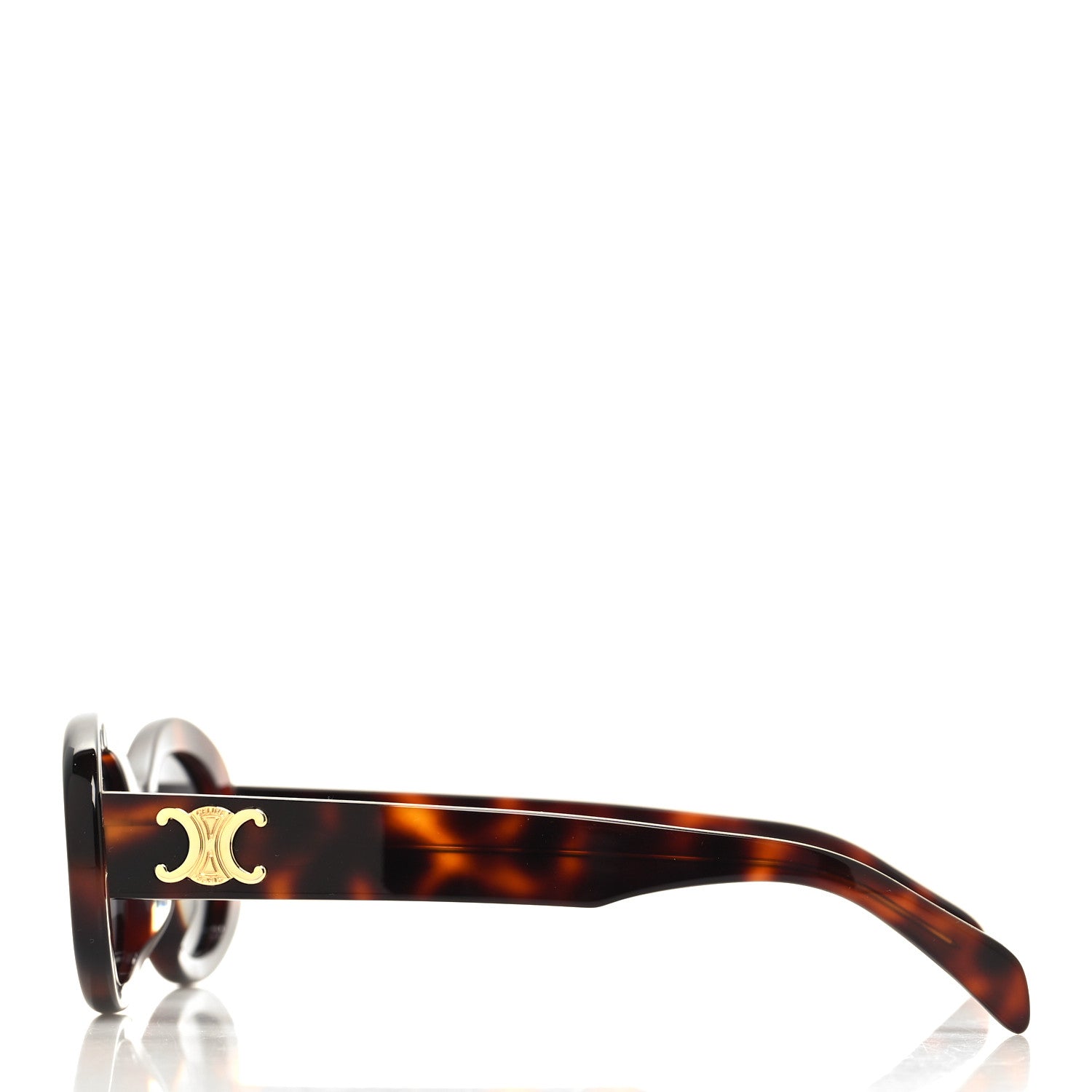 Celine Acetate Triomphe 01 Sunglasses CL 40194U Tortoise 3 of 7