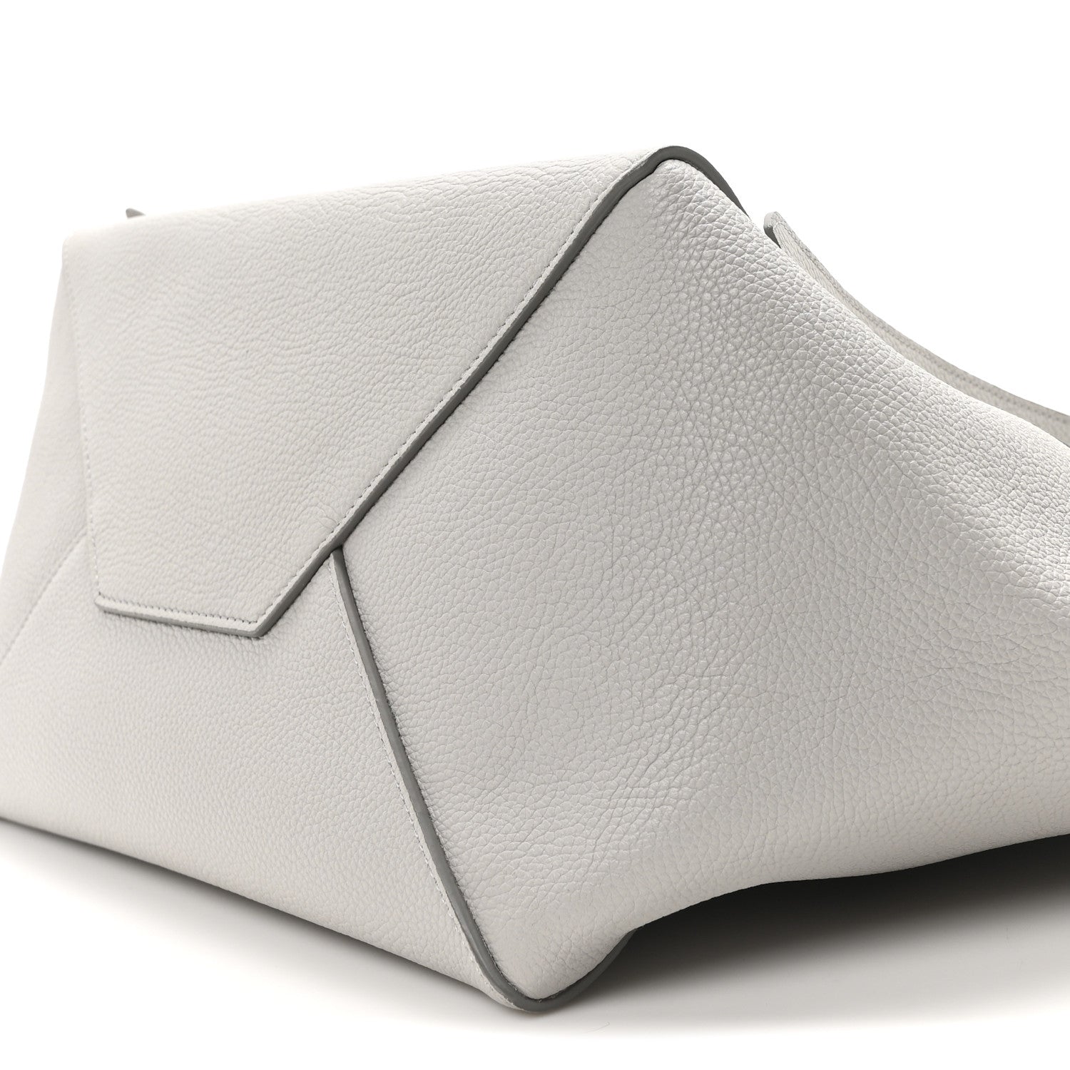 Celine Soft Grained Calfskin Small Belt Cabas Phantom Mineral 10 of 10