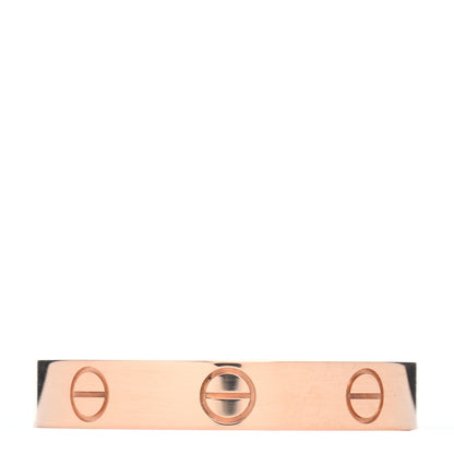 Cartier 18K Pink Gold 3.5mm LOVE Wedding Band Ring 57 8 3 of 5
