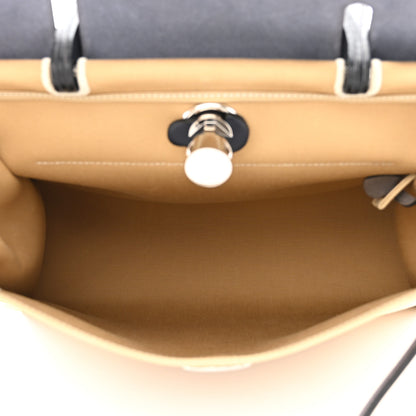 Hermes Vache Hunter Toile Herbag Zip 31 PM Trench Bleu Indigo 6 of 14
