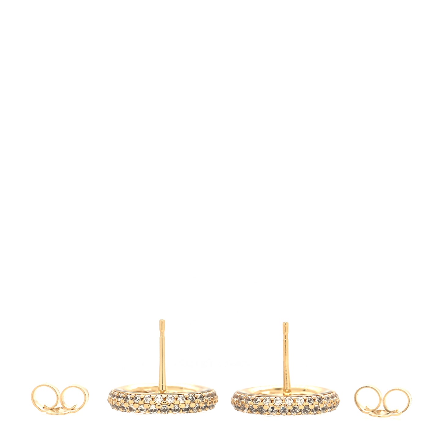 Crystal Louise By Night Earrings Gold