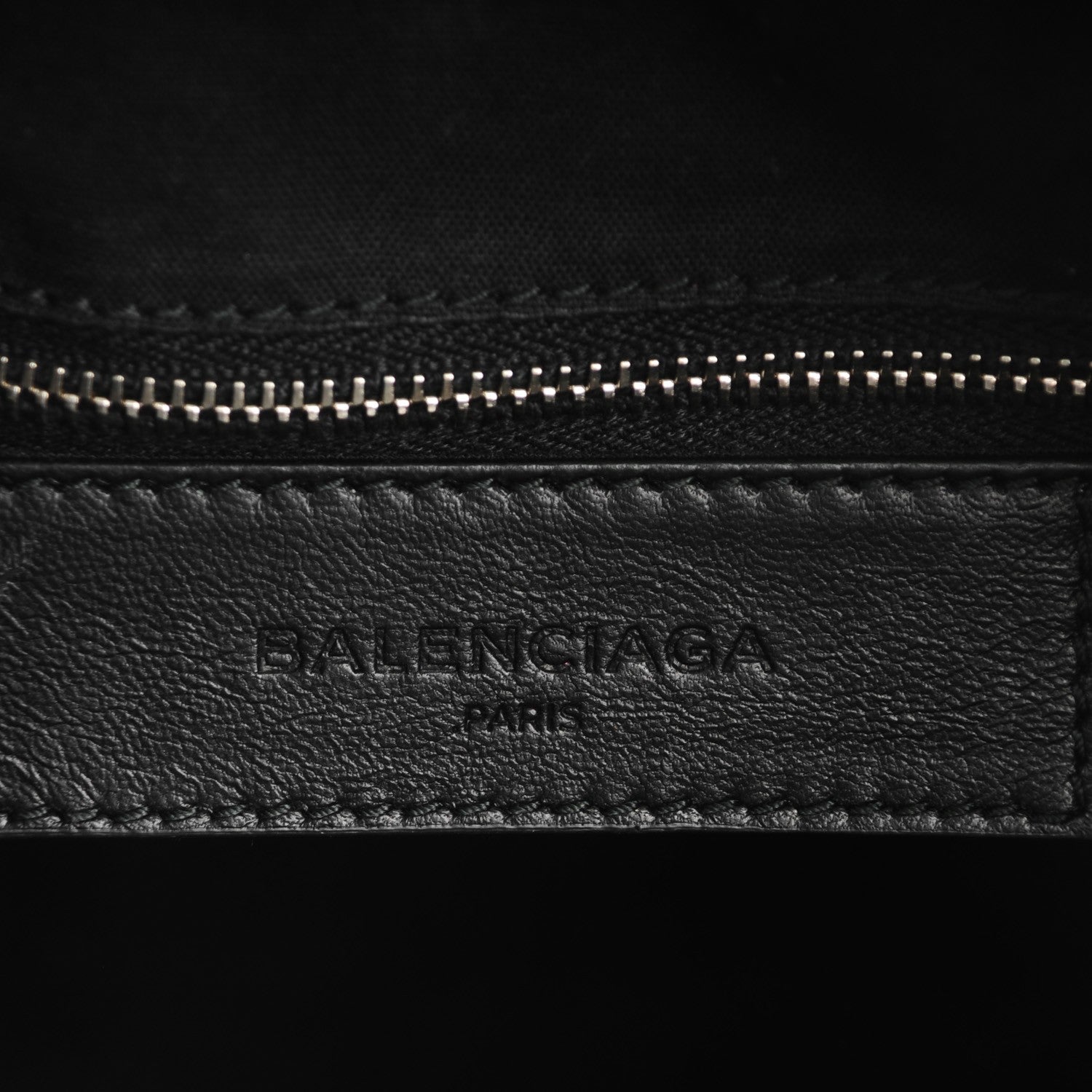 Balenciaga Matte Goatskin Rubber Covered Classic Hardware Mini Pompon Black 6 of 7