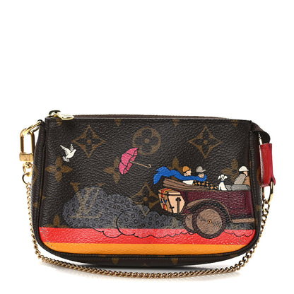 Louis Vuitton Monogram 2015 Christmas Animation Mini Pochette Accessories 1 of 8
