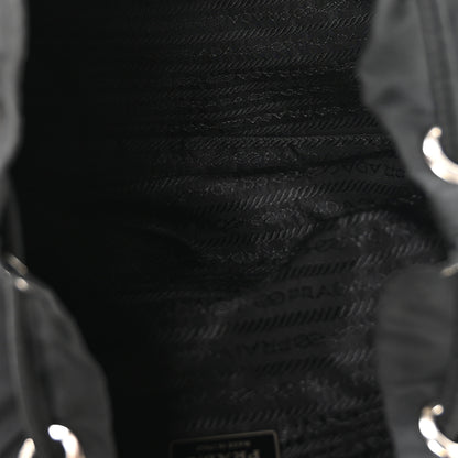 Prada Tessuto Nylon Vela Cinch Backpack Black 5 of 10