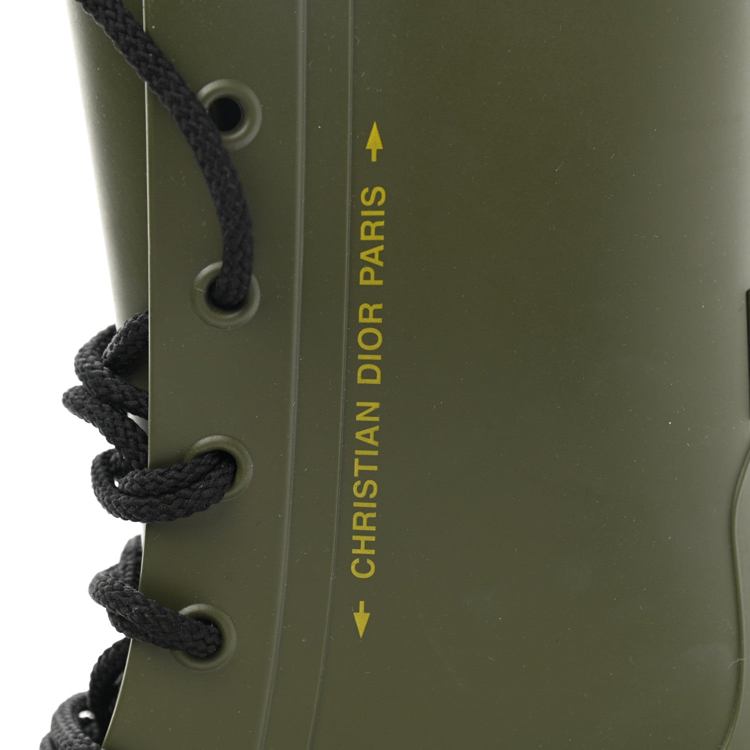 Christian Dior Rubber Diorcamp Low Boots 39 Military 7 of 12