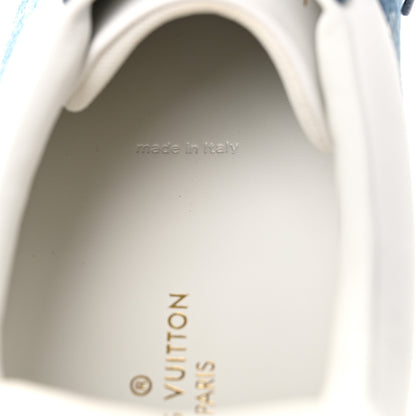 Louis Vuitton Denim Monogram Mens Luxembourg Sneakers 10 Bleu Jeans Blue 9 of 9