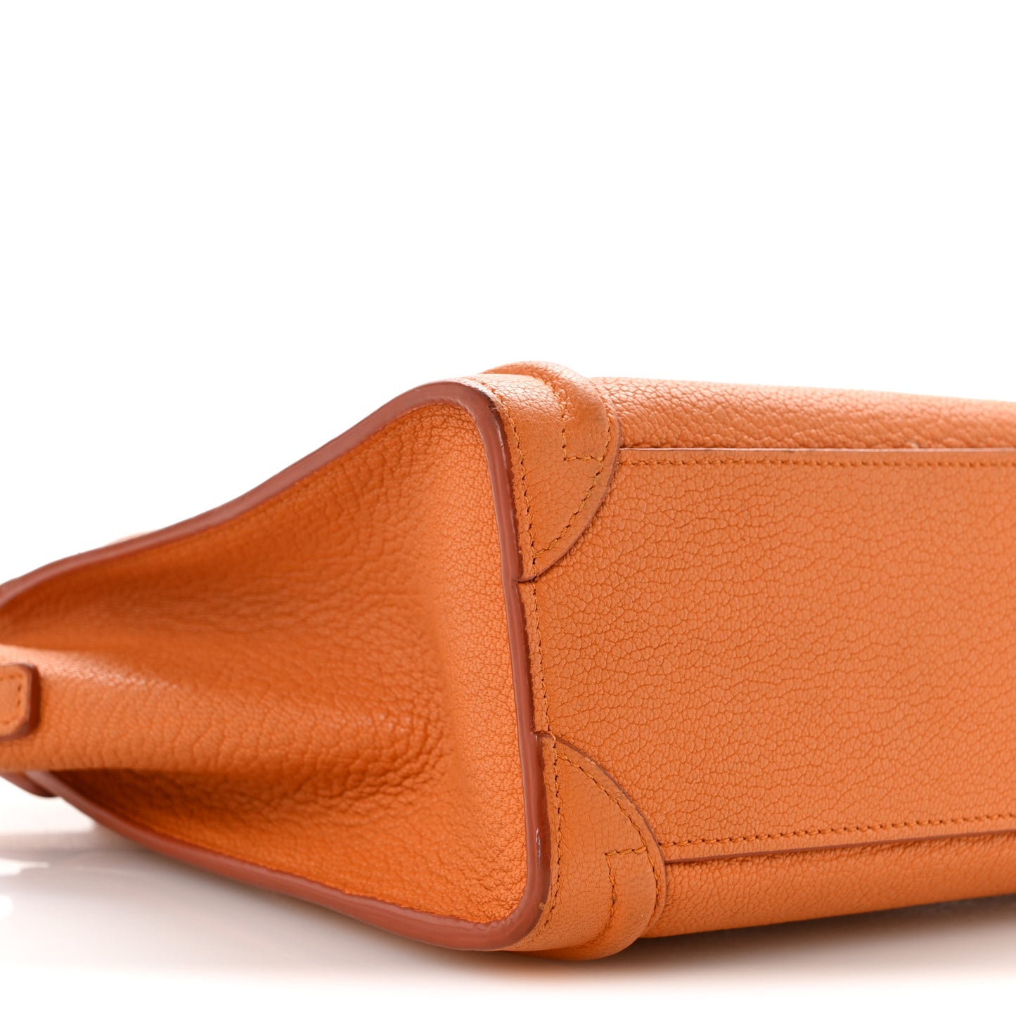 Goatskin Nano Luggage Orange