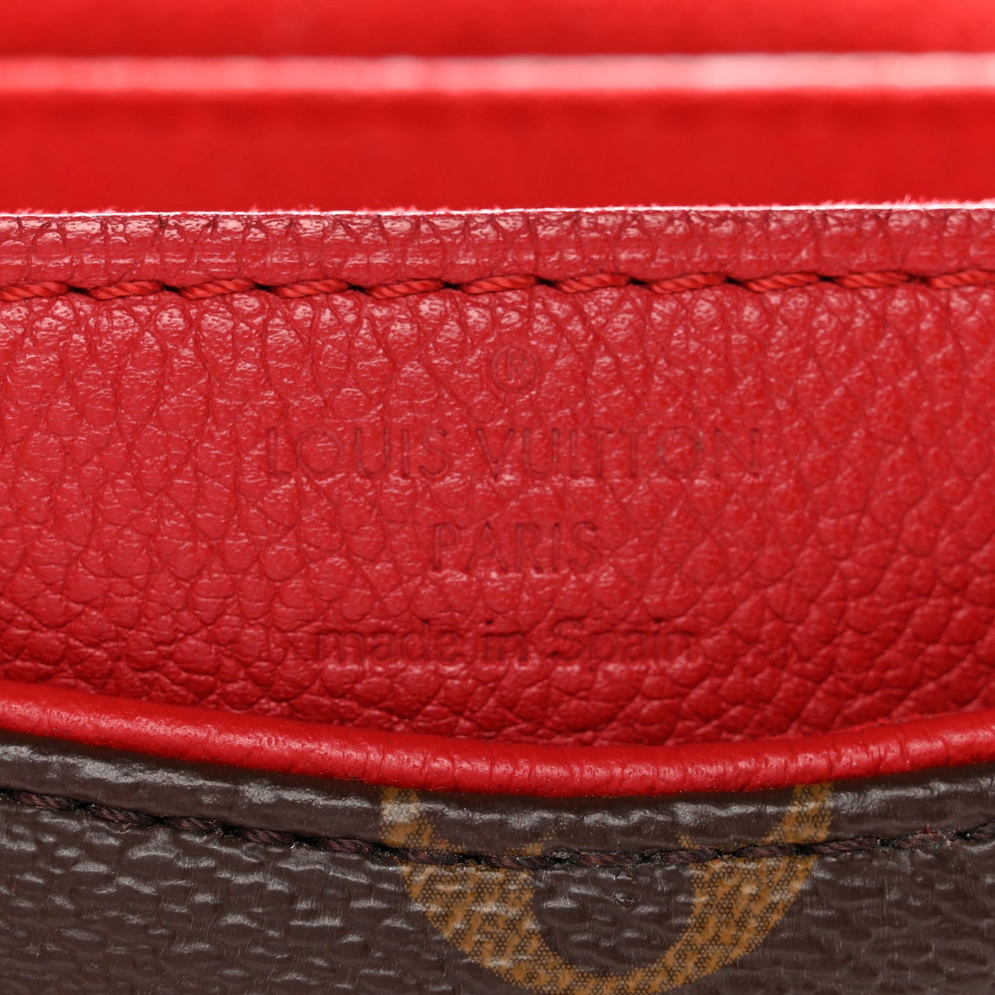 Monogram Pallas Chain Cherry