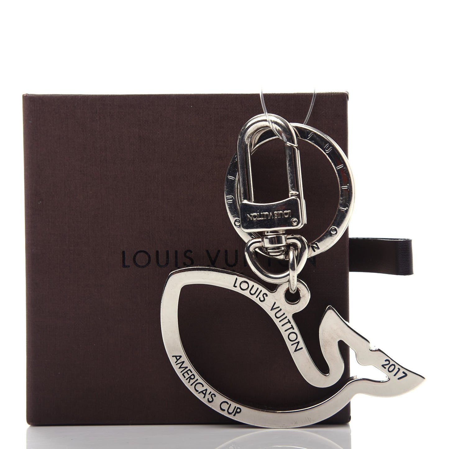 Americas Cup Tropicoral Whale Bag Charm Key Holder