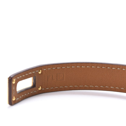 Hermes Barenia Kelly Double Tour Bracelet S Fauve 5 of 7