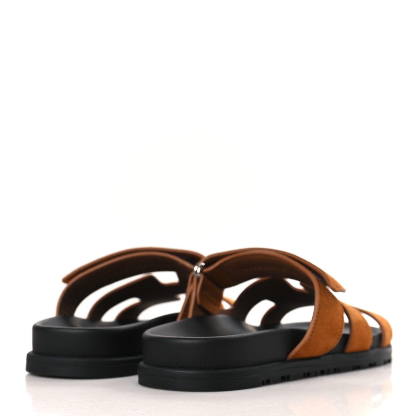 Suede Goatskin Womens Chypre Sandals 37 Naturel