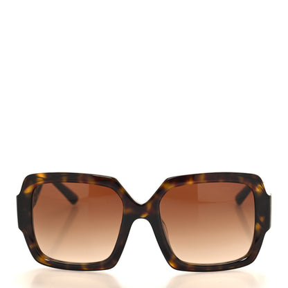 Prada Oversized Monochrome Sunglasses SPR 21X Black Tortoise 2 of 7