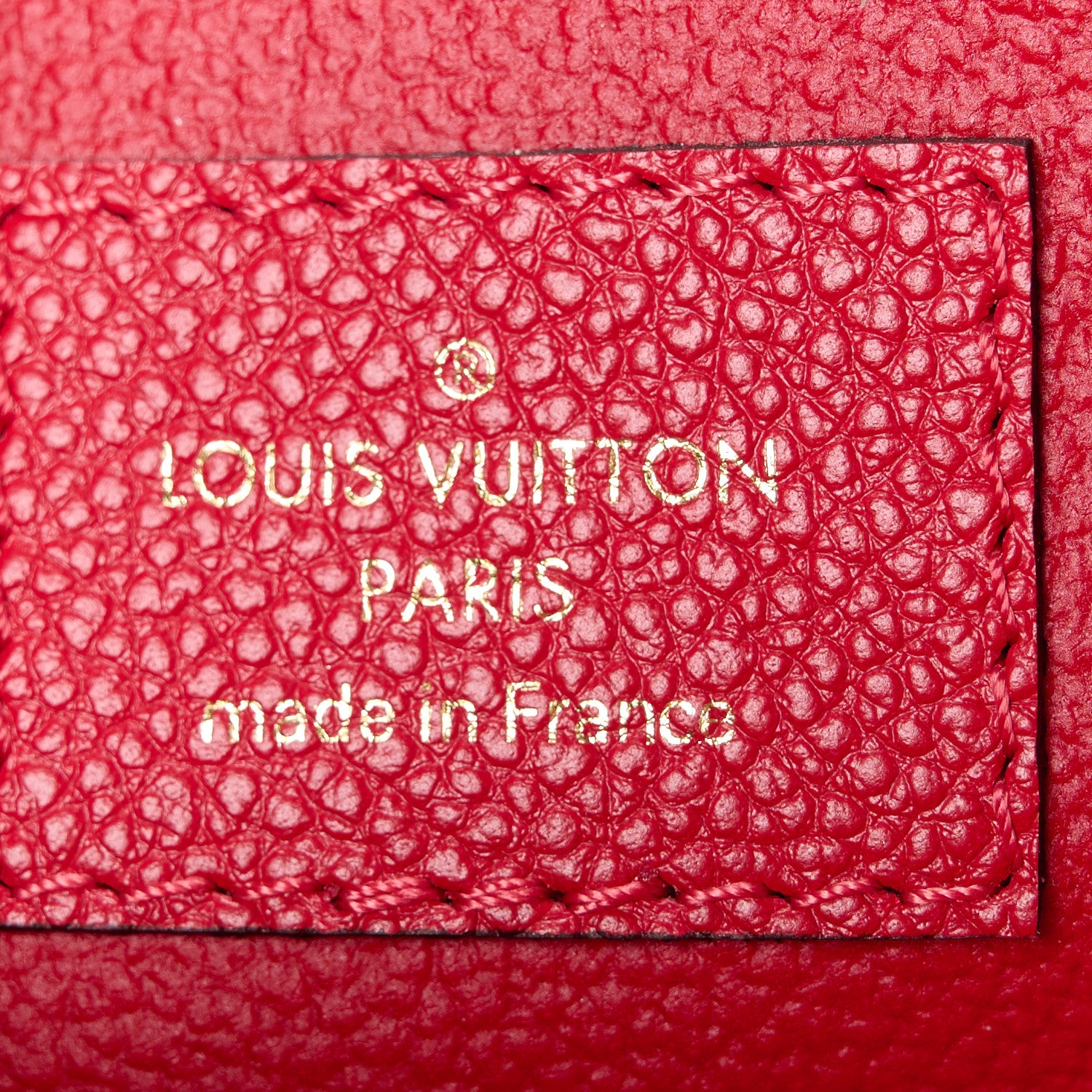 Louis Vuitton Empreinte Cosmetic Pouch Scarlet 6 of 9