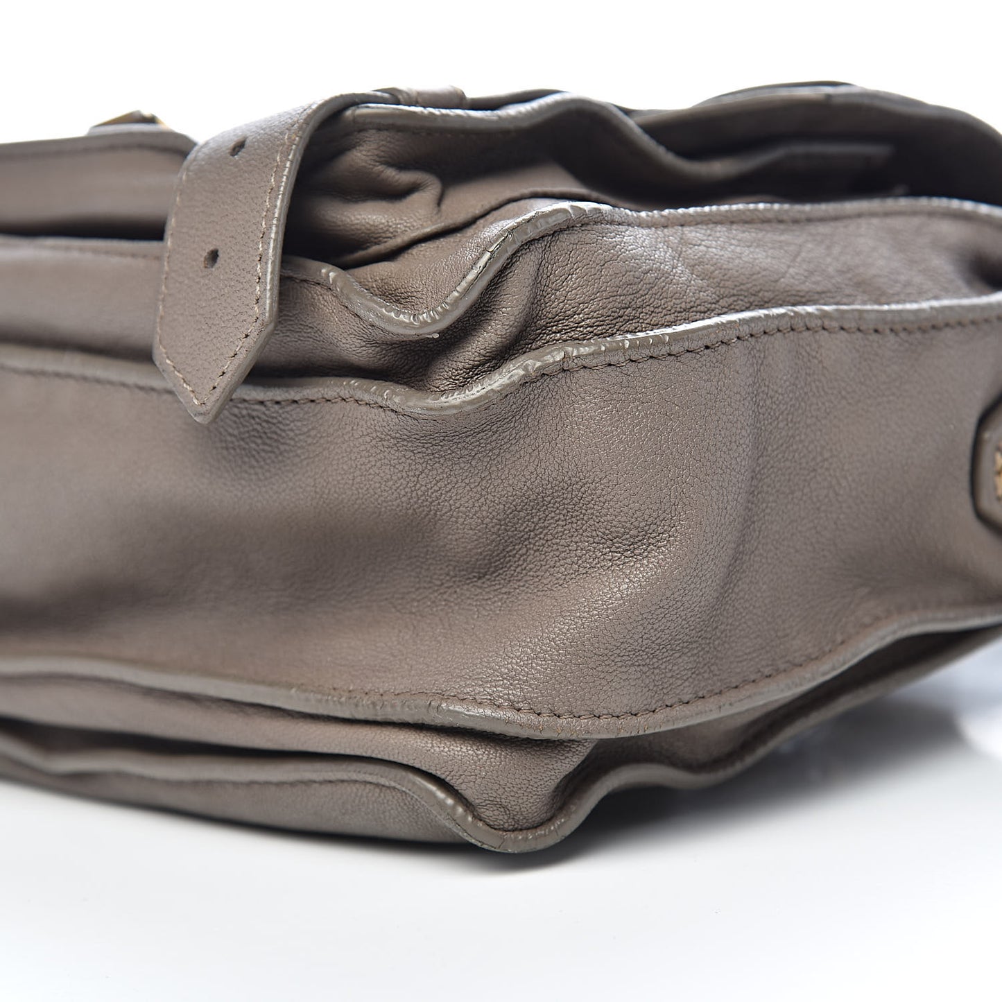Lambskin PS1 Mini Pouch Messenger Smoke