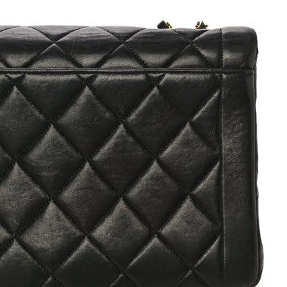 Chanel Lambskin Quilted Medium Single Flap Black 15 of 37