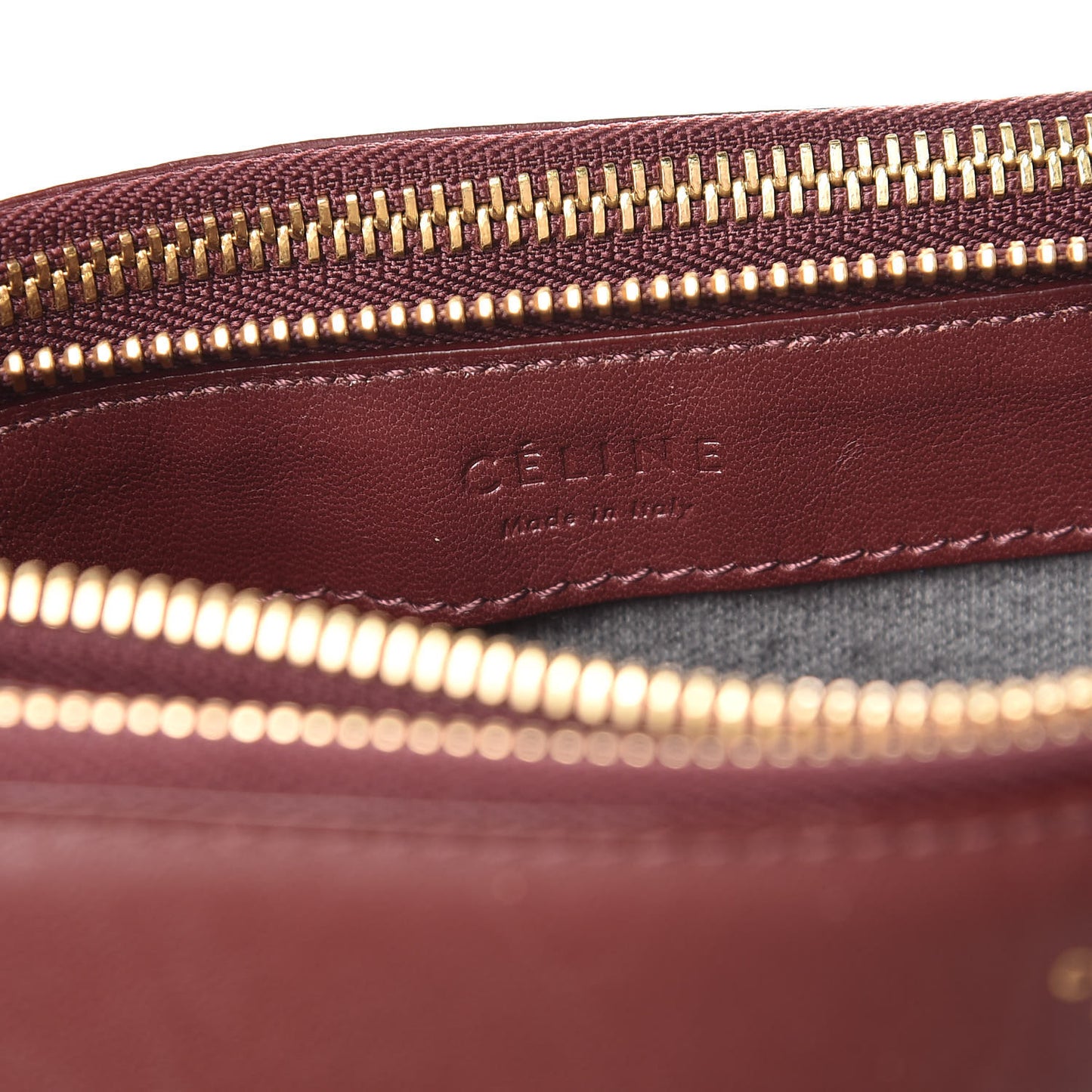 Smooth Lambskin Small Trio Crossbody Bag Burgundy