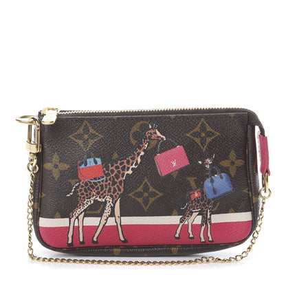 Louis Vuitton Monogram 2017 Christmas Animation Mini Pochette Accessories 1 of 6