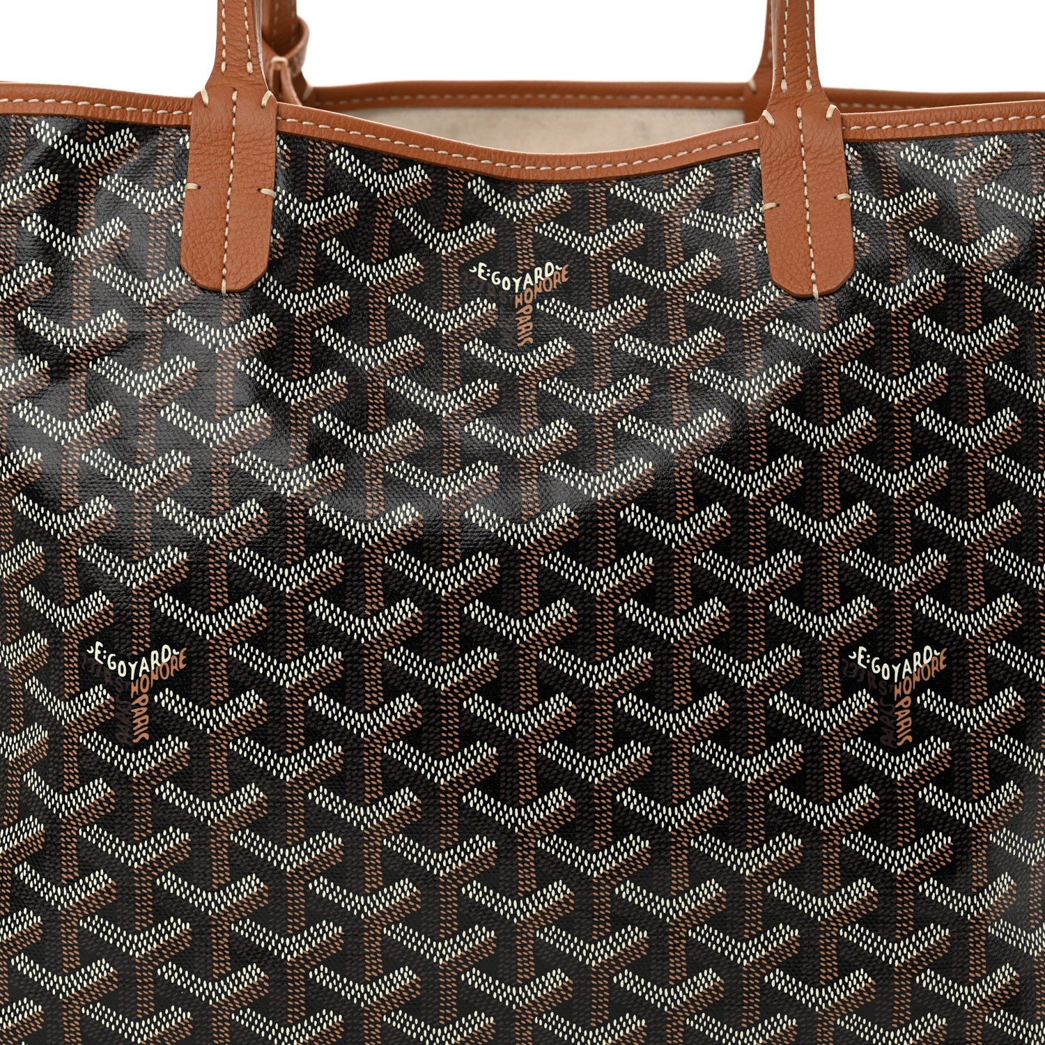 Goyard Goyardine Saint Louis PM Black Gold 9 of 12