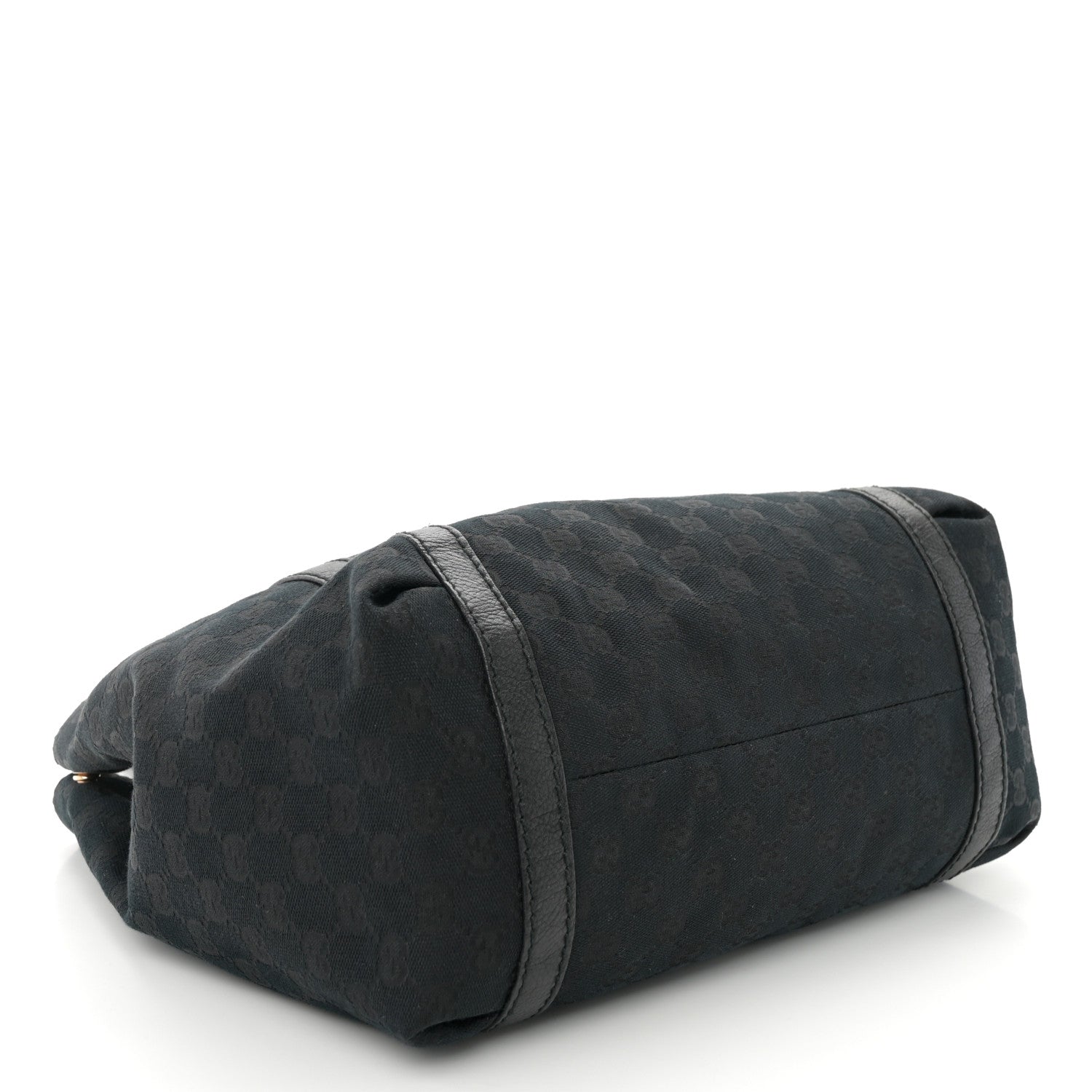 Gucci Monogram New Ladies Web Tote Black 4 of 10
