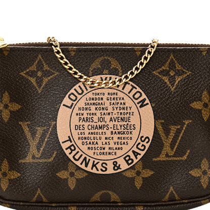 Louis Vuitton Monogram Complice Trunks and Bags Mini Pochette Accessories Beige 8 of 10