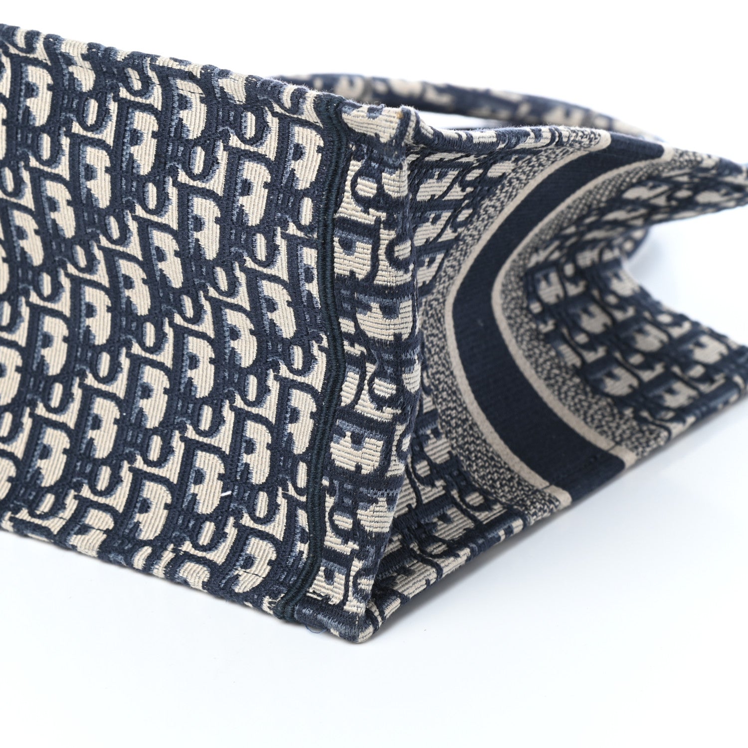 Christian Dior Oblique Medium Book Tote Blue Multicolor 9 of 9