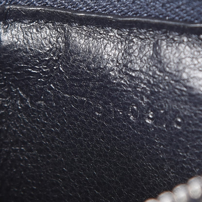 Saint Laurent Calfskin 5 Fragments Stars Zip Pouch Card Holder Blue 7 of 8