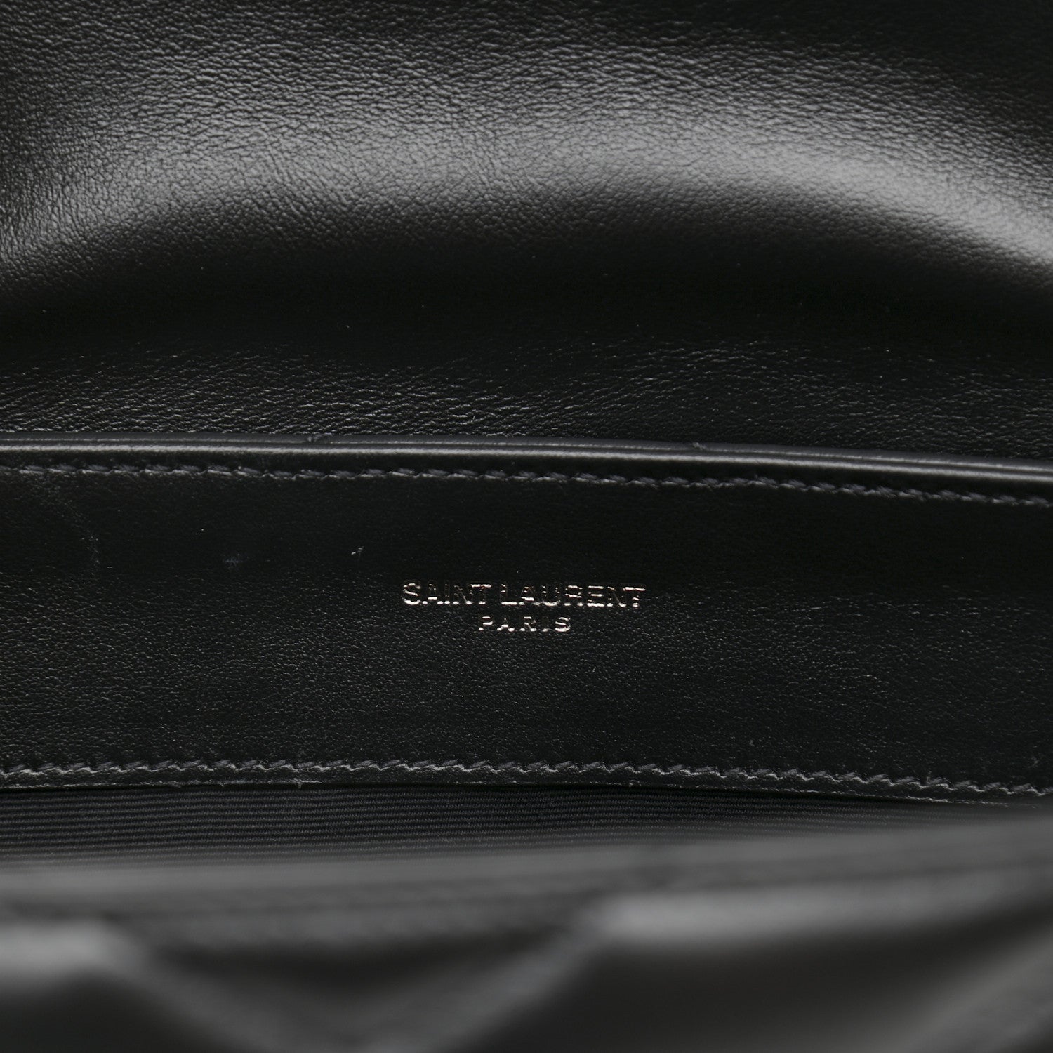 Saint Laurent Calfskin Y Quilted Monogram Small Loulou Chain Satchel Black 6 of 11