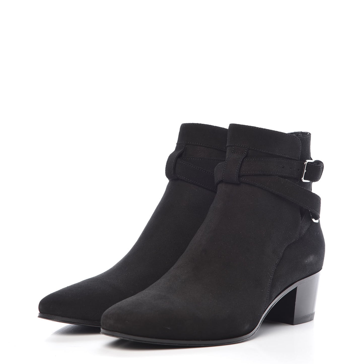 Suede Jodhpur Calfskin Blake Ankle Boots 37.5 Black