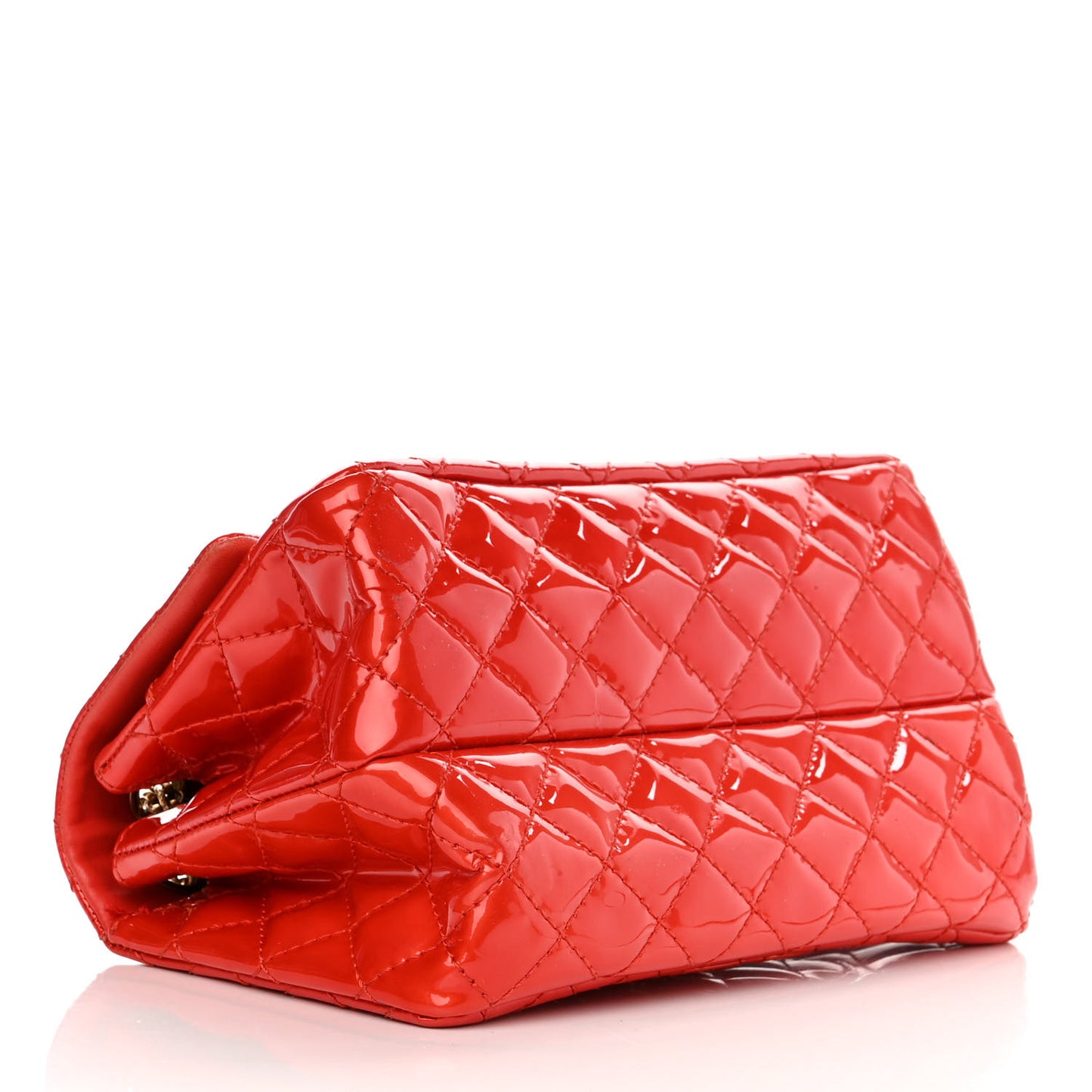 Patent Quilted Accordion Reissue 2.55 Flap Red