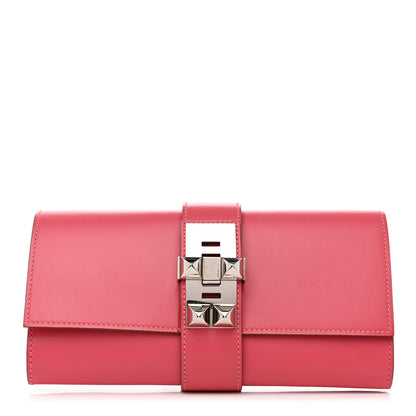 Hermes Tadelakt Medor 23 Clutch Rose Lipstick 1 of 11