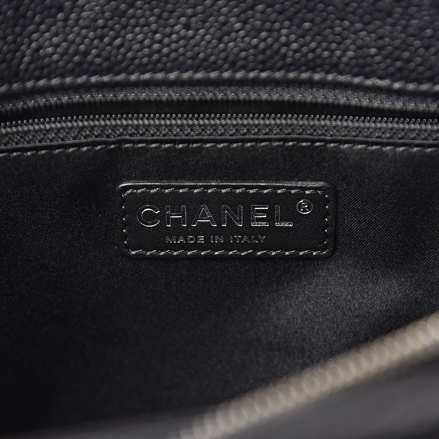 Chanel Caviar Quilted Grand Shopping Tote GST Black 6 of 10