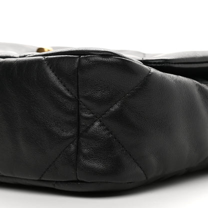 Chanel Goatskin Quilted Medium Chanel 19 Flap Black 9 of 9