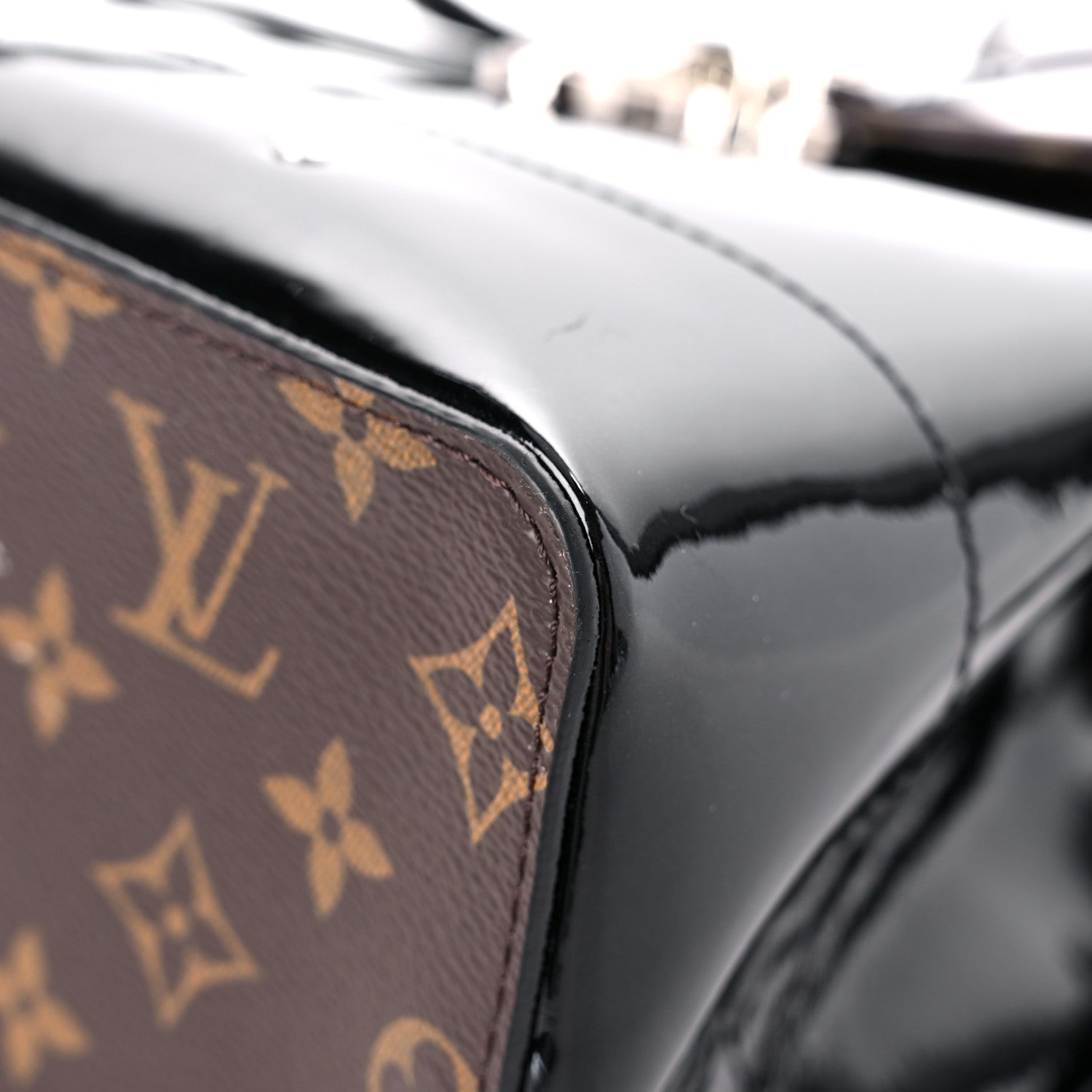 Louis Vuitton Patent Monogram Hot Springs Backpack Black 7 of 13