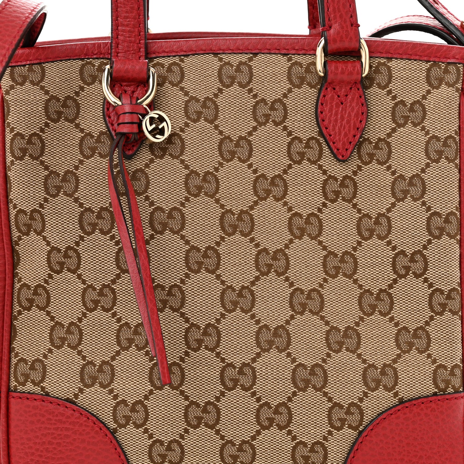 Gucci Monogram Small Bree Tote Red 8 of 10
